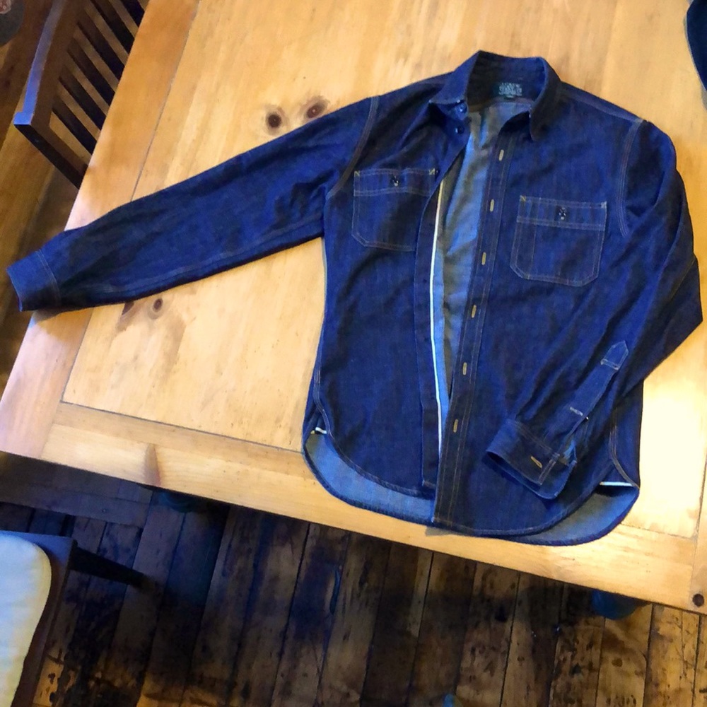 Selvedge Denim  J Crew Work Shirt